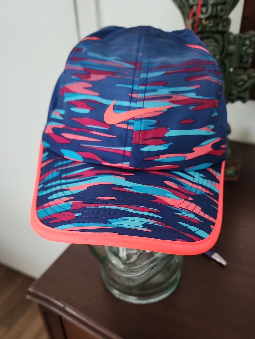 Nike Navy Cap with Coral, Teal & Magenta Accent